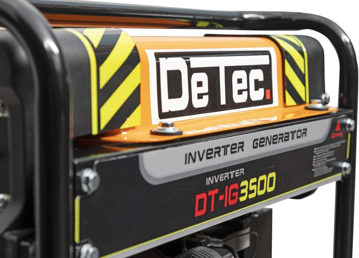 DeTec. Groupe électrogène à onduleur Inverter 3,5 kW numérique 230V Generateur a Essence