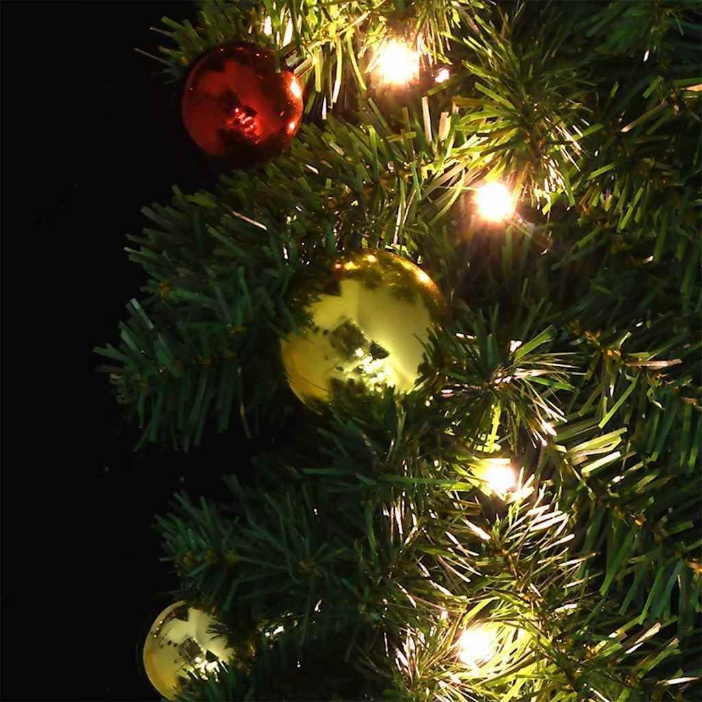 INLIFE Guirlande de Noël avec 600 LED 2 pcs Vert PVC-42016693
