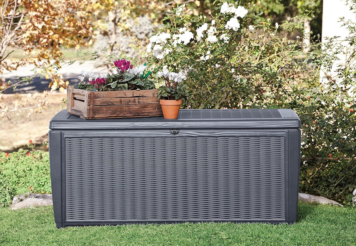 KETER Coffre de jardin SUMATRA gris-511 litres