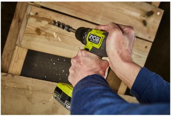 Perceuse-visseuse à percussion 18V One+ Brushless - Batteries 2,0 et 4,0Ah - Chargeur - Compresseur OFFERT