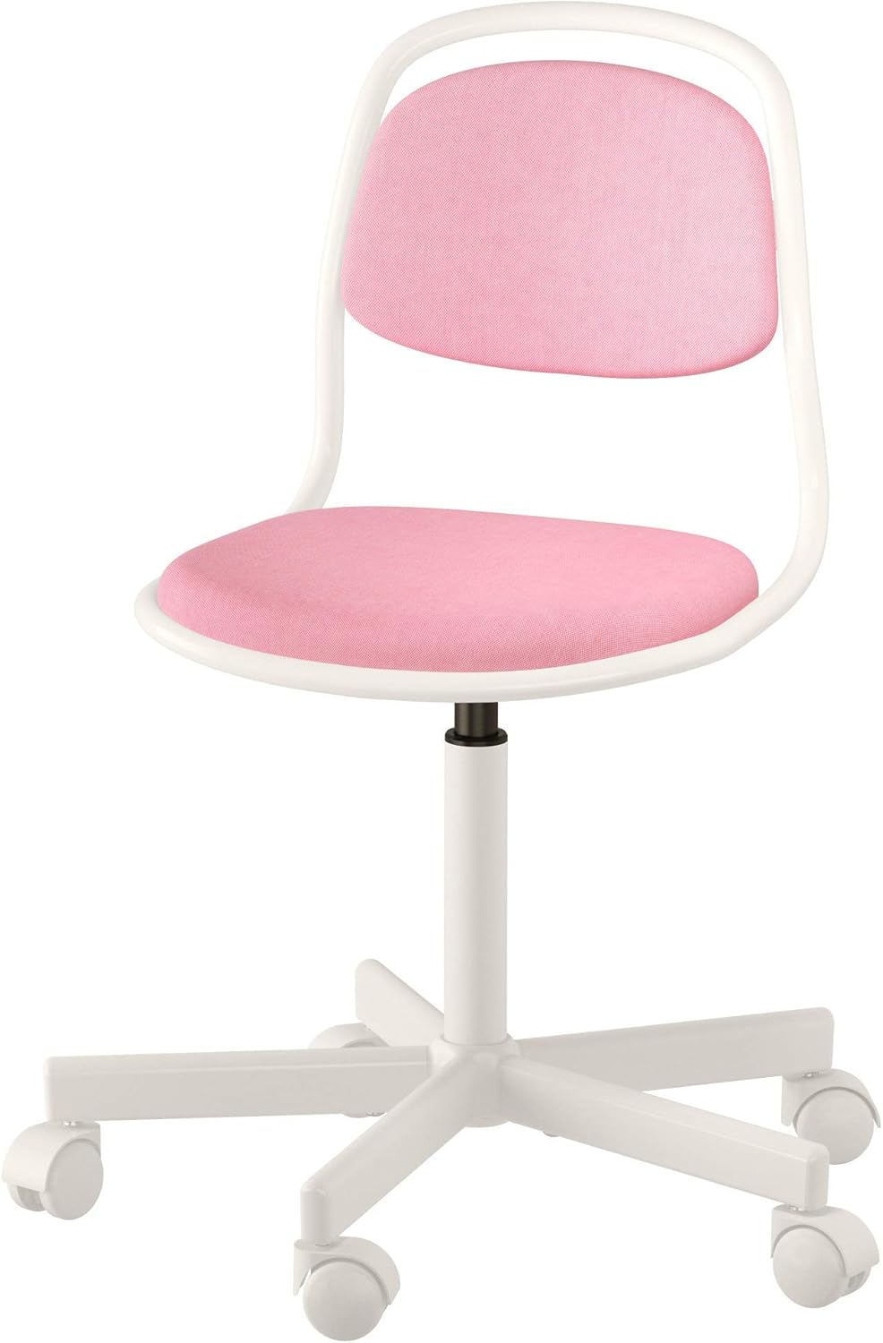 IKEA.. Chaise de Bureau Enfant en polypropylène Blanc Vissle Rose