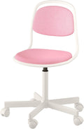 IKEA.. Chaise de Bureau Enfant en polypropylène Blanc Vissle Rose