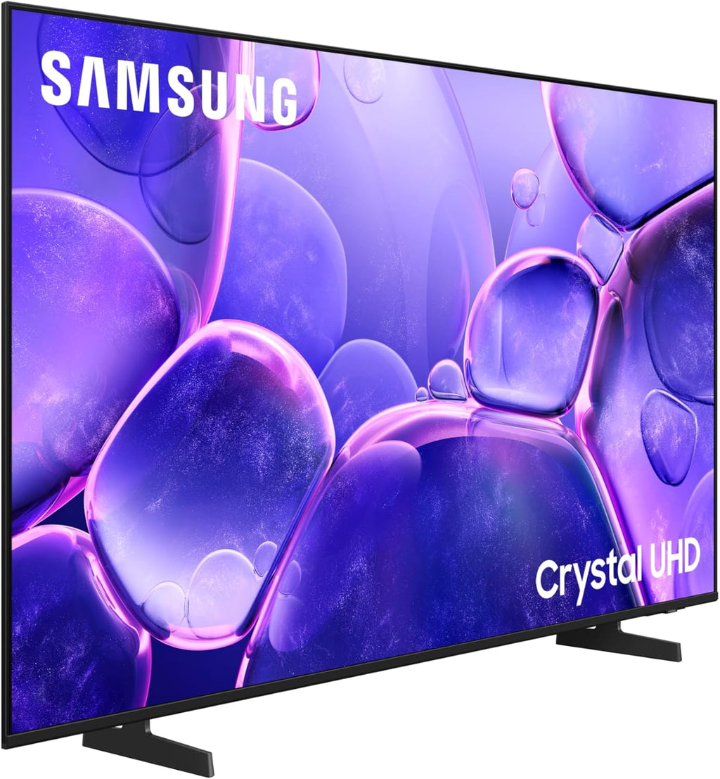 TV 55 Pouces Crystal UHD 55U8075F 4K Smart TV, Bluetooth, WiFi, Airplay, Crystal Processor 4K, HDR, Q-Symphony, Knox Security, Gaming Hub, Bixby, Applications opérateurs intégrées