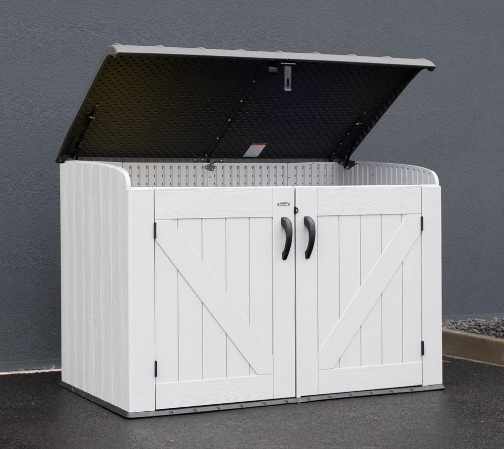 LIFETIME Meuble de Rangement Bas en Plastique de qualité supérieure 15,2 x 9,9 cm