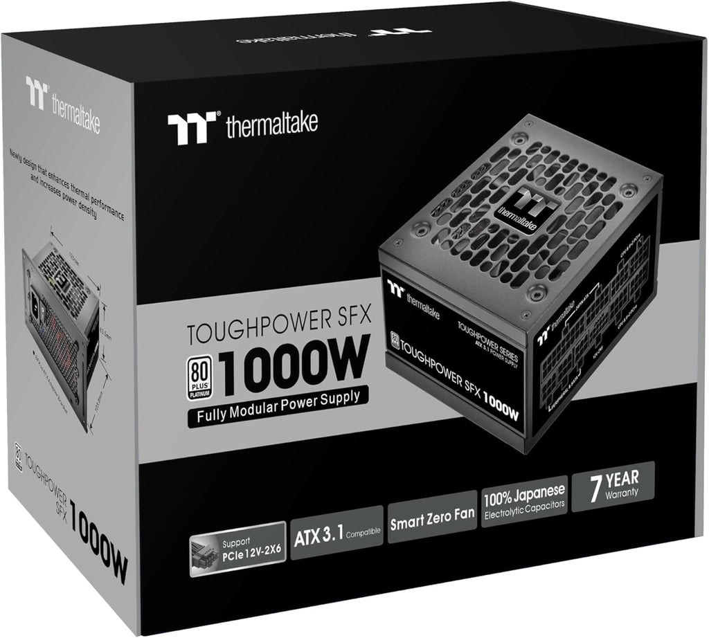 Thermaltake Toughpower SFX 1000W | ATX 3.1 | 80Plus Platinum