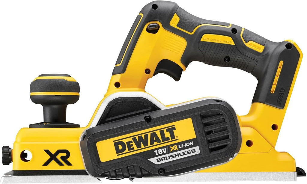 Rabot Brushless XR 18V Li-Ion - DCP580NT-XJ - Raboteuse sans Fil avec Coffret TSTAK - Support Avant et Arrière pour une Meilleure Stabilité - Tambour Ø48mm - Vitesse 15000tr/min