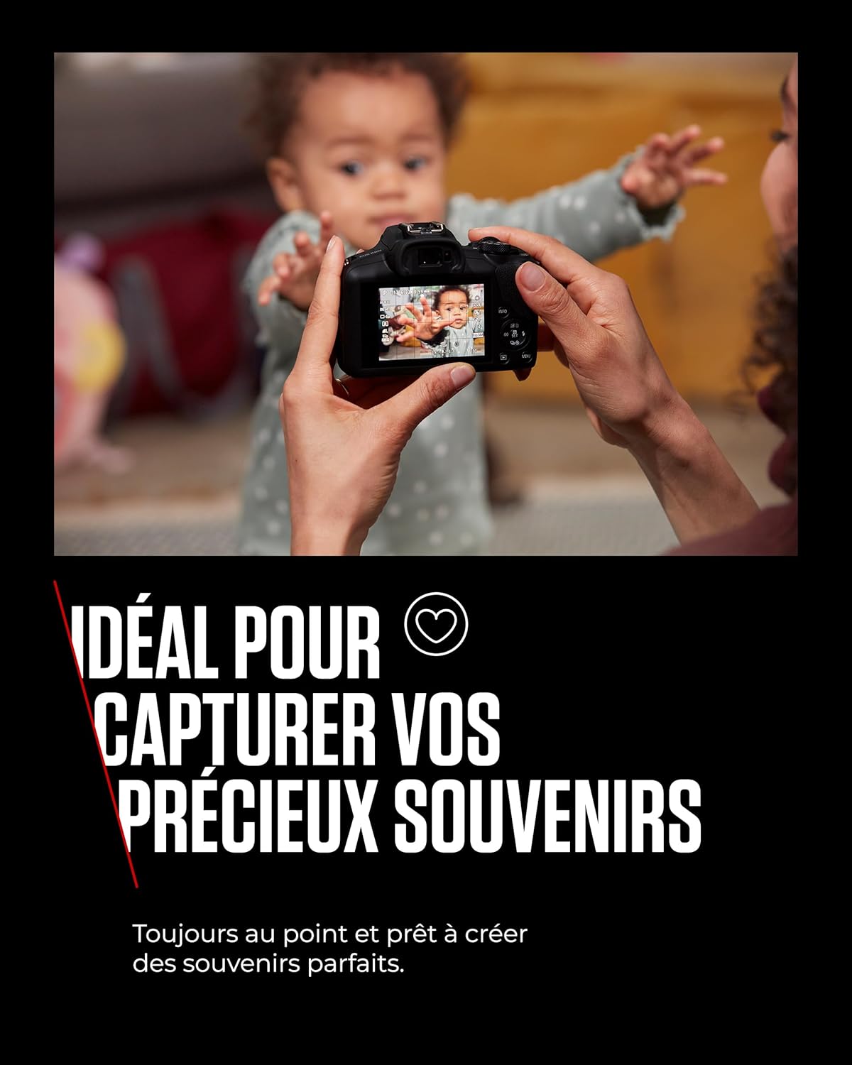 Canon EOS R100 Appareil Photo avec Objectif RF-S 18-45mm F4.5-6.3 is STM, Appareil Photo Hybride APS-C, Autofocus CMOS Dual Pixel, Vidéo 4K, Prise de Vue en Continu Jusqu’à 6,5 IPS, Wi-FI & Bluetooth