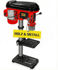 Hecht Perceuse à colonne avec puissance de 600 W - 12 niveaux de vitesse - Table de perçage orientable et réglable en hauteur