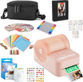 Sprocket Panorama Imprimante Photo et étiquettes Couleur Portable instantanée (Rose) Coffret Cadeau avec étui, Rouleau Zink, Album Photo, marqueurs, Autocollants et Cadres