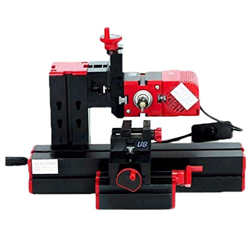 Outils électriques, DC 12V 6 en 1 Multi-métaux Mini Tour CNC à Bois motorisé scie sauteuse perceuse perceuse fraisage