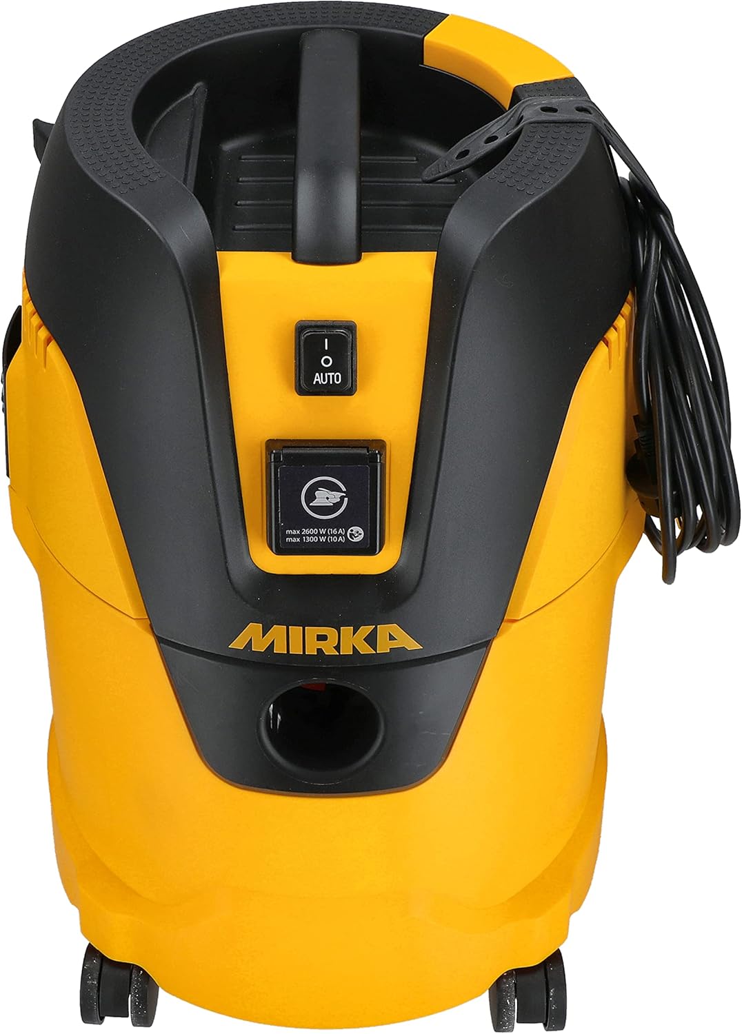 MIRKA Aspirateur Industriel Aspirateur Eau et poussière 25 litres/Tuyau d'aspiration/Puissance 1000 W/Adaptateur pour Ponceuse Inclus/Kit de Buses