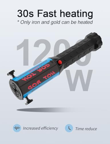 Outil de chauffage à induction – 1200 W 110 V pour enlever les boulons de chauffage portable avec 8 bobines et boîte de rangement portable