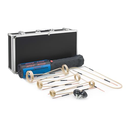 Outil de chauffage à induction – 1200 W 110 V pour enlever les boulons de chauffage portable avec 8 bobines et boîte de rangement portable