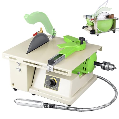 Machine Lapidaire 1380W, Meuleuse/Polisseuse Gemmes, 500–7 000 tr/min