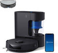 ECOVACS Aspirateur Robot DEEBOT N20 Pro Plus, Robot Aspirateur Laveur 8000Pa avec vidange Automatique poussière, Nettoyage Autonome de 45 Jours, Batterie 300 Min, Nettoyage Vibrant, Tapis, Noir