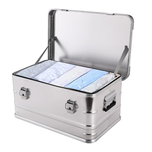 Boîte à outils portative Boîte à outils en métal, boîte de rangement en aluminium, armoire de rangement Portable professionnelle, boîte à ou