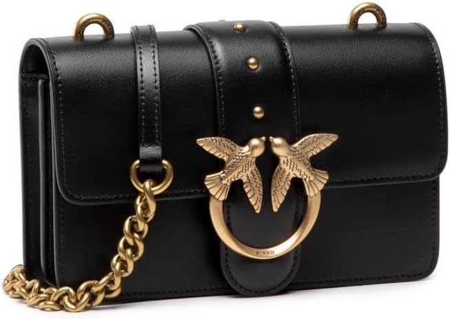 Pinko Love Mini Icon Sac bandoulière cuir 21 cm
