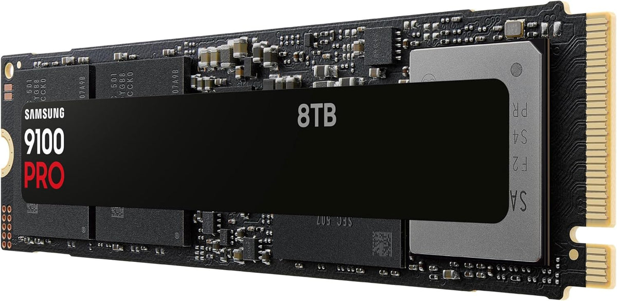 SSD Interne 9100 Pro, NVMe 2.0 PCIe 5.0x4, Capacité 8To, Vitesse de Lecture jusqu'à 14 800 Mo/s, Les Performances de la Gen5, MZ-VAP8T0BW