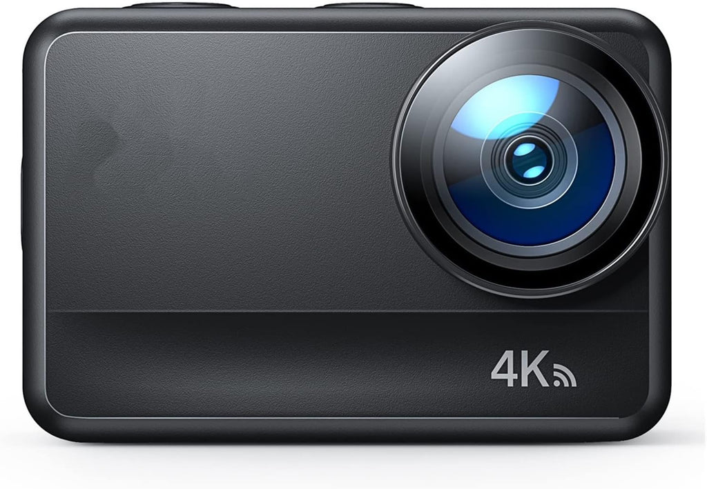 YZ-LIANG Caméra d'action Appareil Photo d'action 4K 60fps 8m Machine Nue étanche 2 0MP Écran Tactile EIS Télécommande avec Piles 1350mAh Qualité HD