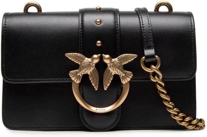 Pinko Love Mini Icon Sac bandoulière cuir 21 cm