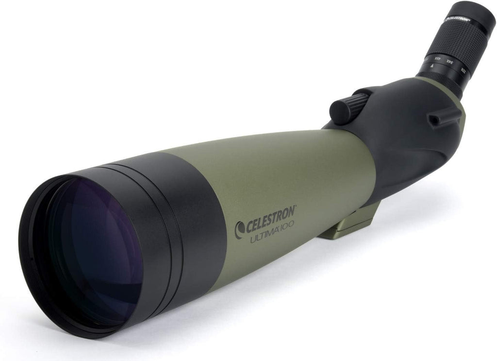 Celestron 52252 Ultima 100 mm Spotting Scope 45 Degrees, Green