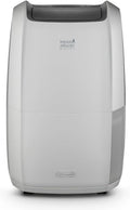 De’Longhi Tasciugo AriaDry Multi - Déshumidificateur Portable pour la Maison, Élimination de l'Humidité 25L/24h, Séchage, Anti-Moisissure, Minuteur, Silencieux, Blanc (DDSX225)