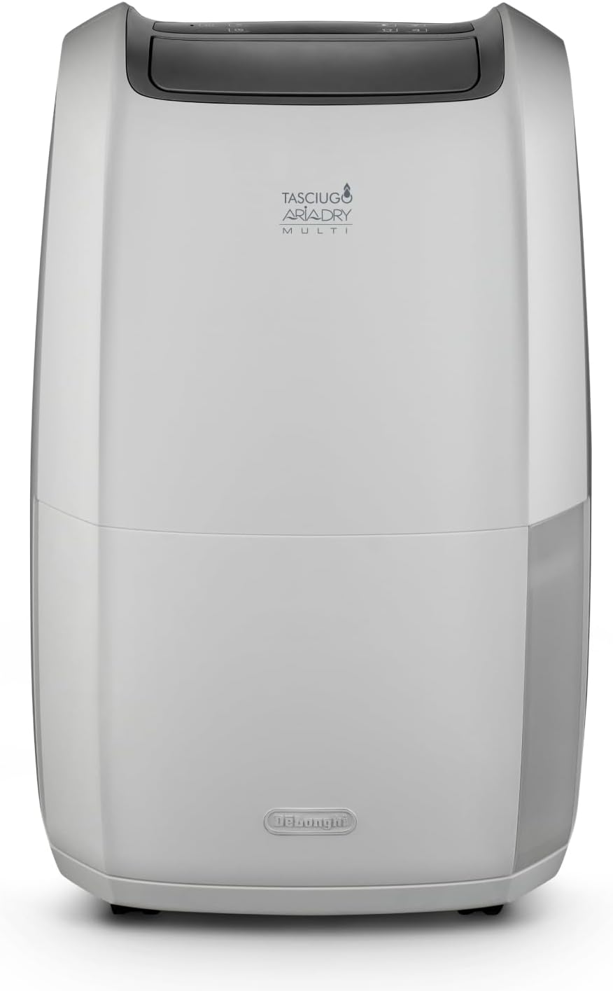 De’Longhi Tasciugo AriaDry Multi - Déshumidificateur Portable pour la Maison, Élimination de l'Humidité 25L/24h, Séchage, Anti-Moisissure, Minuteur, Silencieux, Blanc (DDSX225)