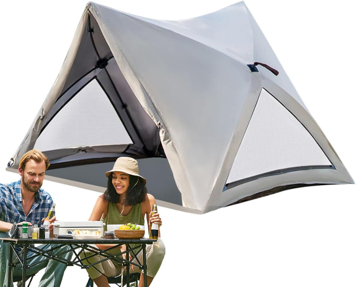 Zuasdvnk Tente de camping, tente familiale pour camping, tente sac à dos - 3 à 4 personnes automatique - Maison intérieure spacieuse résistante aux intempéries pour les voyages en plein air en plein
