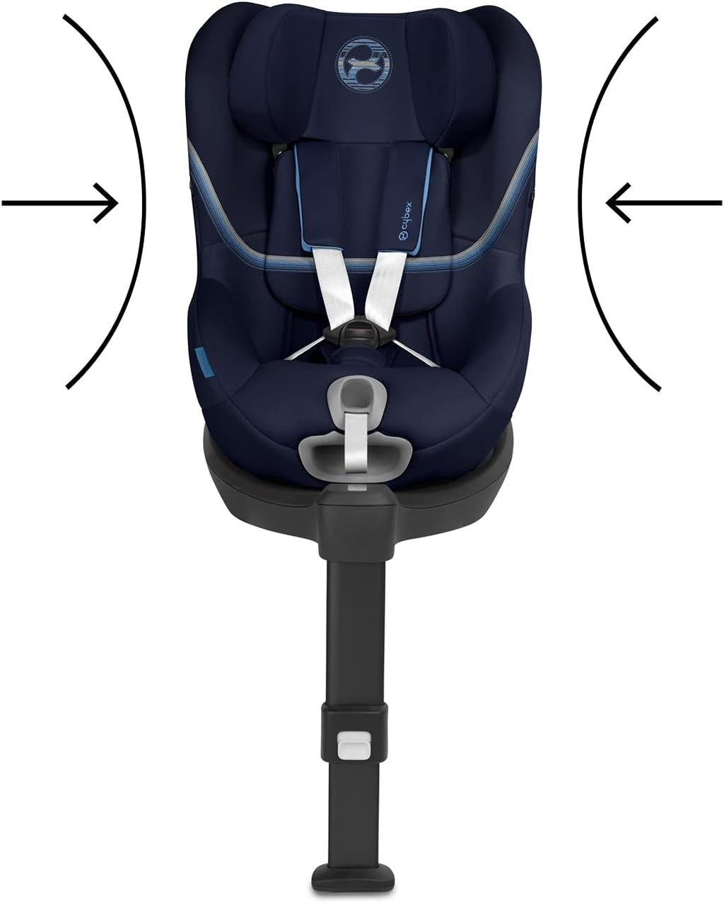 CYBEX Gold Siège Auto Enfant Sirona S2 i-Size, De 3 mois à 4 ans environ, Max. 18 kg, Compatible avec SensorSafe, Navy Blue