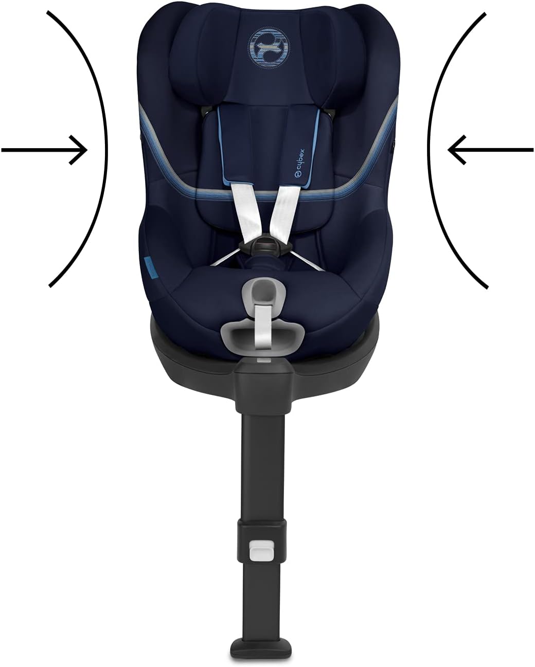 CYBEX Gold Siège Auto Enfant Sirona S2 i-Size, De 3 mois à 4 ans environ, Max. 18 kg, Compatible avec SensorSafe, Navy Blue