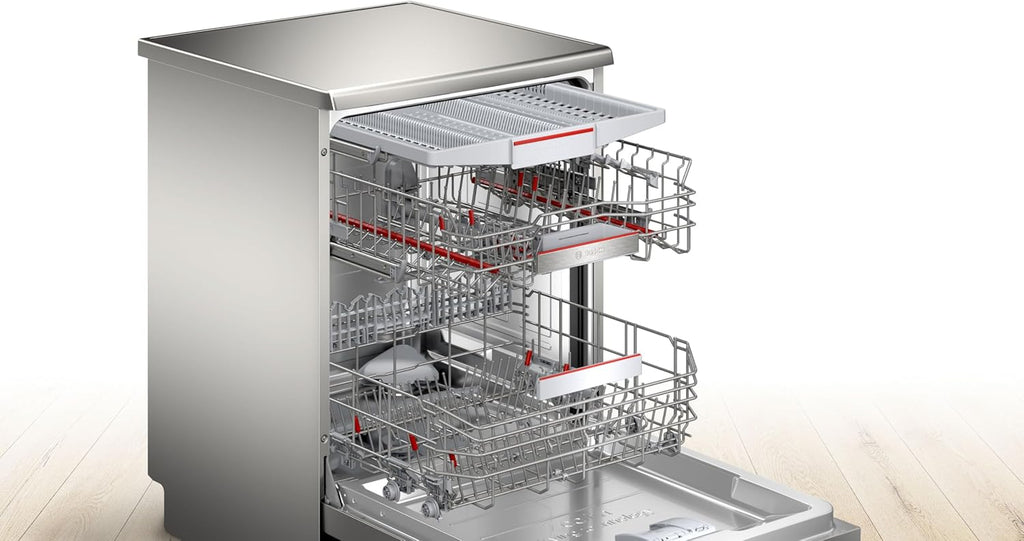 Bosch SMS6ZCI11F, Série 6, Lave-vaisselle 60cm, Pose-libre, Acier brossé anti-traces