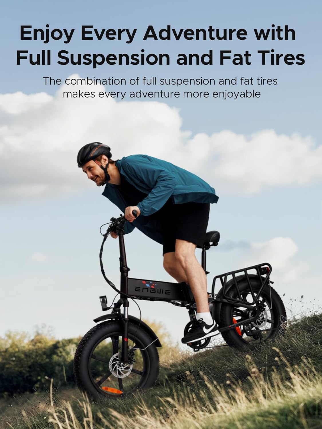 ENGWE Velo Electrique Pliable Vélo Électrique, Draisienne Electrique Adulte avec Batterie 48V 13Ah, Velo Electrique Homme 20 Pouces, 7 Vitesses, 250W Moteur, Jusqu'à 120km