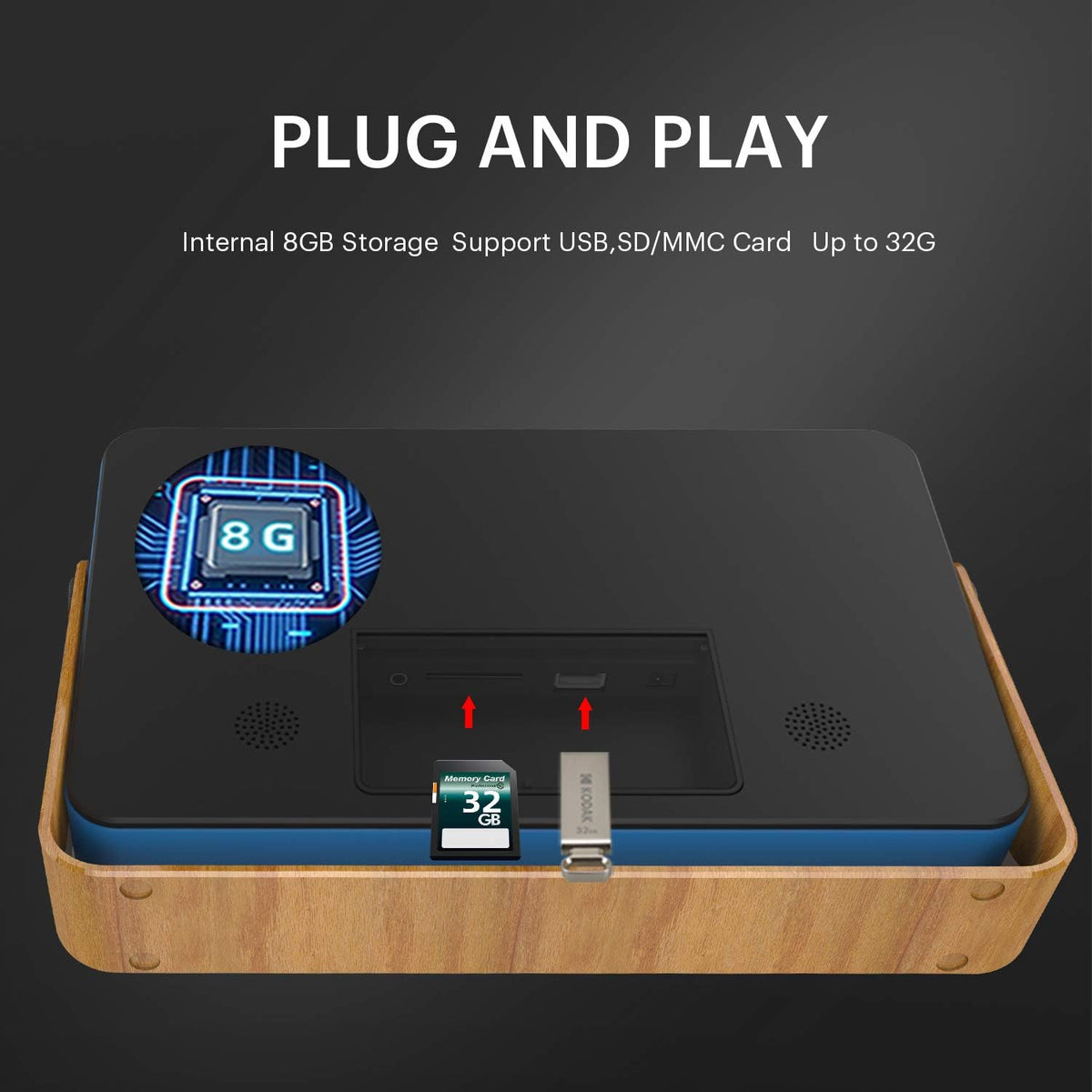 KODAK - Cadre Photo numérique WiFi 10 Pouces