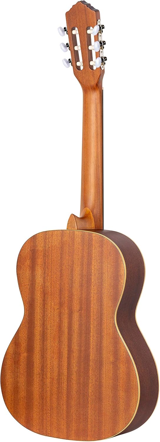 Ortega Guitars Guitare Classique Gaucher - 7/8 - Family Series - Housse Incluse - Cèdre / Acajou, Naturel R122-7/8-L