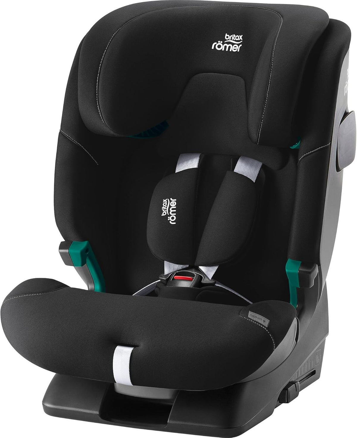 BRITAX RÖMER Siège Auto ADVANSAFIX 2 Z-LINE, Évolutif avec Fixation ISOFIX, enfant de 76 à 150 cm (Groupe 1/2/3) de 15 mois à 12 ans, Space Black