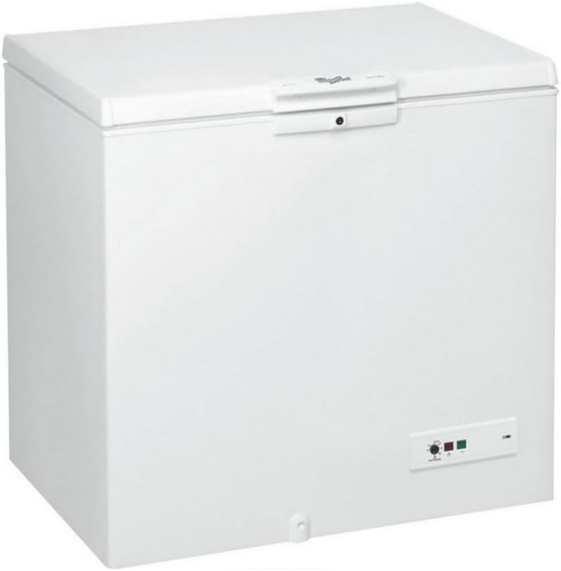 Whirlpool WHM31112 2 Congélateur - Capacité utile : 312 litres - Fonction congélation rapide - Éclairage intérieur - Équilibre de la porte, Blanc