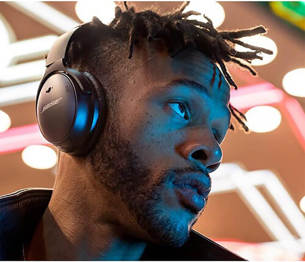 Casque sans Fil Bluetooth à Réduction de Bruit QuietComfort 45 avec Microphone pour Les Appels – Noir