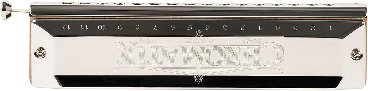 Suzuki Chromatix SCX64C Harmonica 16 trous DO Argenté