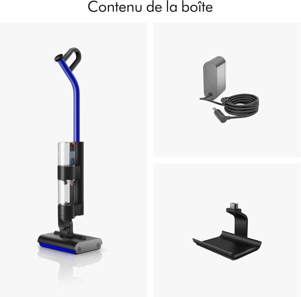 Dyson WashG1 Nettoyeur de sols durs – Nettoyage Humide Puissant (Noir/Bleu)