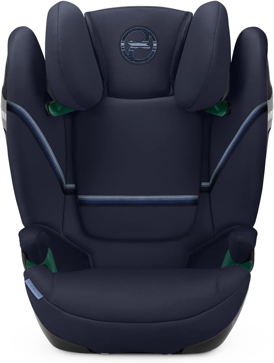 CYBEX Gold Siège Auto Solution S2 i-Fix, Pour les Voitures Avec et Sans ISOFIX, 100 - 150 cm, De 3 à 12 ans Environ (15 - 50 Kg), Ocean Blue