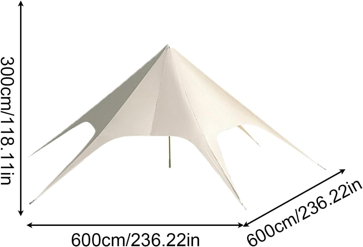 Auvent de camping en plein air, abris de randonnée anti-UV pour pare-soleil | Structure en dôme UVF50+ Tente de protection pour randonnée, voyage, pique-nique, pêche