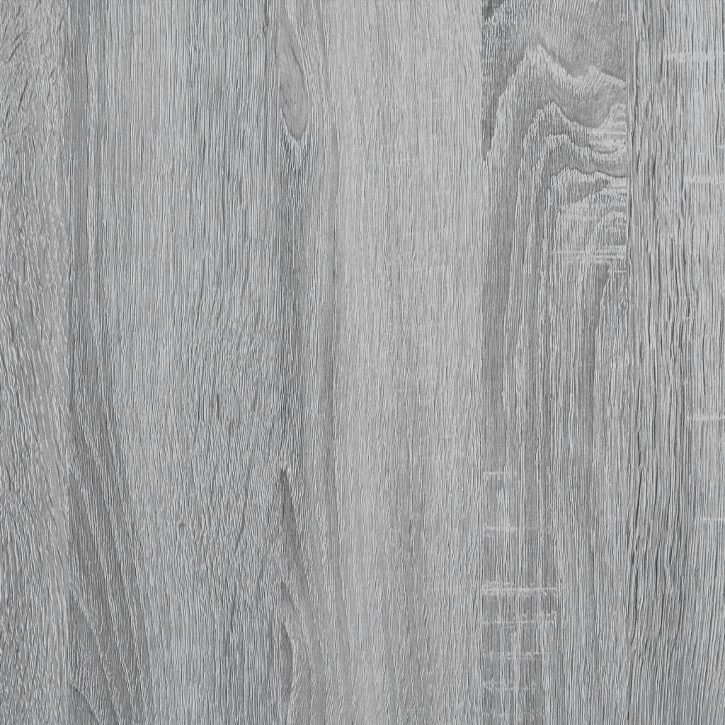 LLEZKBR Ensemble de meubles de salle de bain - Meuble d'évier de salle de bain - Gris Sonoma - 60 x 35 x 60 cm - Bois d'ingénierie