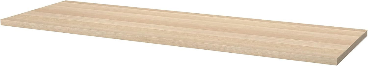IKEA LAGKAPTEN/ADILS Bureau 200x60 cm Effet Chêne Teinté Blanc/Noir