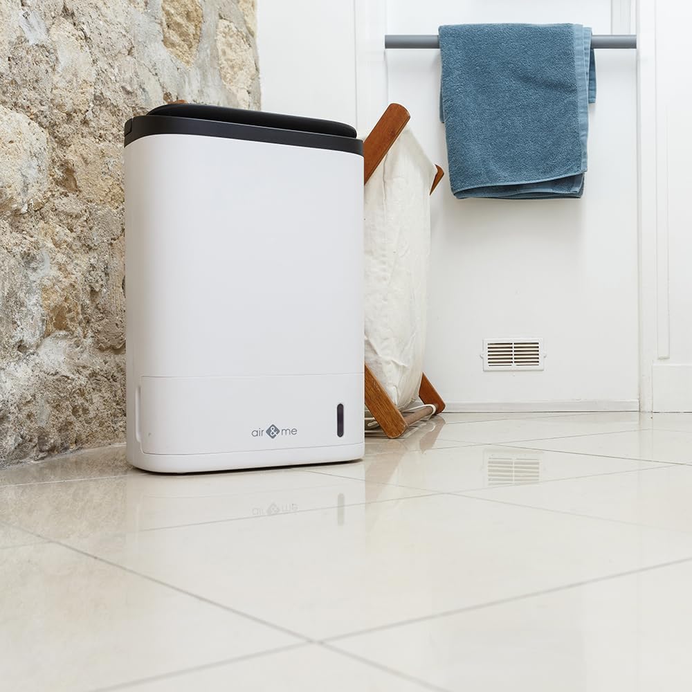 Air&Me Déshumidificateur EVEL basse température dès 0°C. Naturel et sans compresseur– Connecté et programmable . Volet oscillant