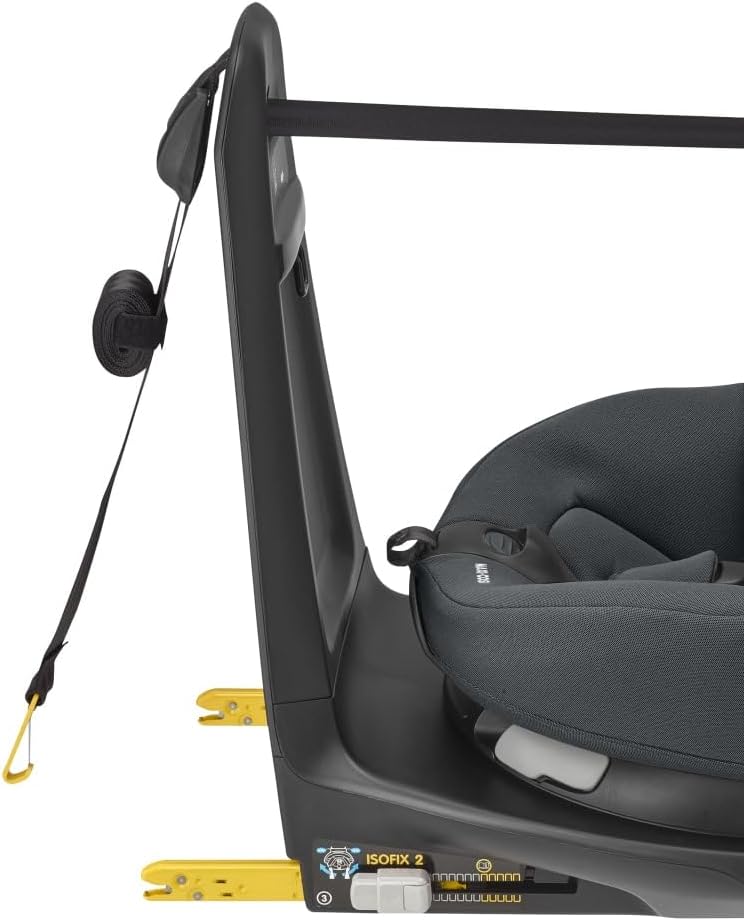 Maxi-Cosi AxissFix i-Size, Siège Auto Pivotant pour Petit, ISOFIX, de 4 mois à 4 ans (9-18kg), 61-105 cm, Authentic Graphite