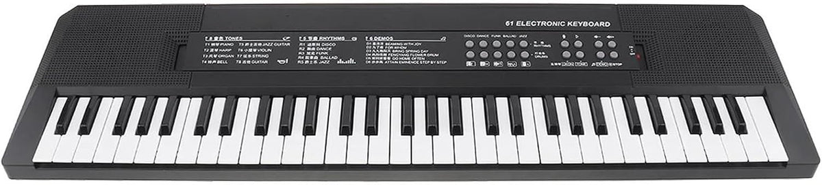 clavier électronique piano Clavier Électronique 61 Touches Piano Clavier De Musique Numérique Portable Avec Microphone Cadeau Musical Facile À Apprendre