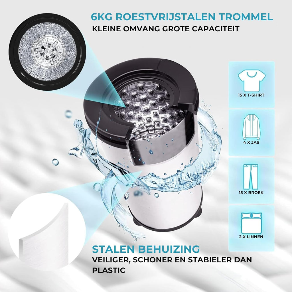 Lodgy - Centrifugeuse - Essoreuse à sec - Centrifugeuse à linge - Mini Sèche-linge - AAA+