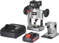 Trend Kit de défonceuse sans balais T18S 18V 8mm 1 batterie 4Ah et chargeur rapide , T18S/R14K1/E