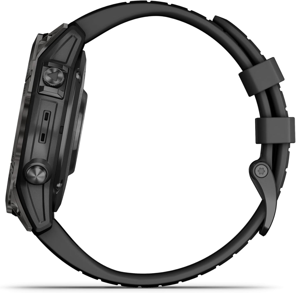 fēnix 7 Pro, Solar - Montre GPS Multisports connectée – Gray avec Bracelet Noir – Boîtier 47 mm (Reconditionné)