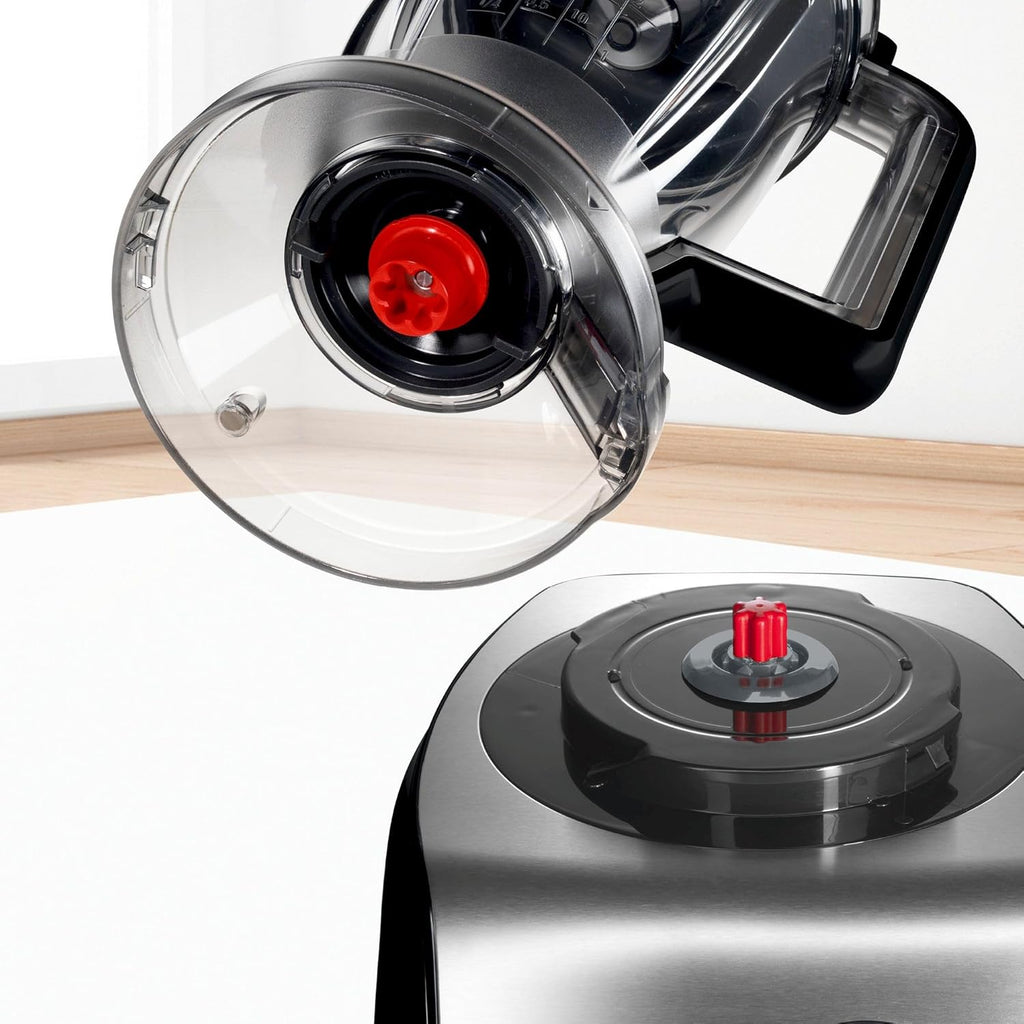 Bosch MultiTalent 8 MC812M844 - Robot de cuisine polyvalent avec plus de 50 fonctions - 1250 W - Grande capacité de 3,9 L - Couleur : Noir